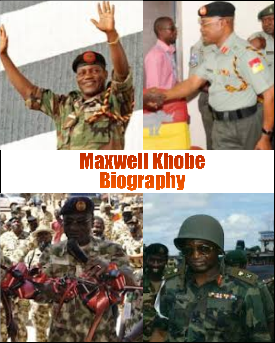 Maxwell Khobe Biography